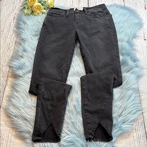 FRAME Le Skinny De Jeanne Black Jeans in Wheatley sz 27